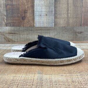 LF‎ / Life For Lust Black Irie Mules Womens 8M Fringe Espadrille Flats